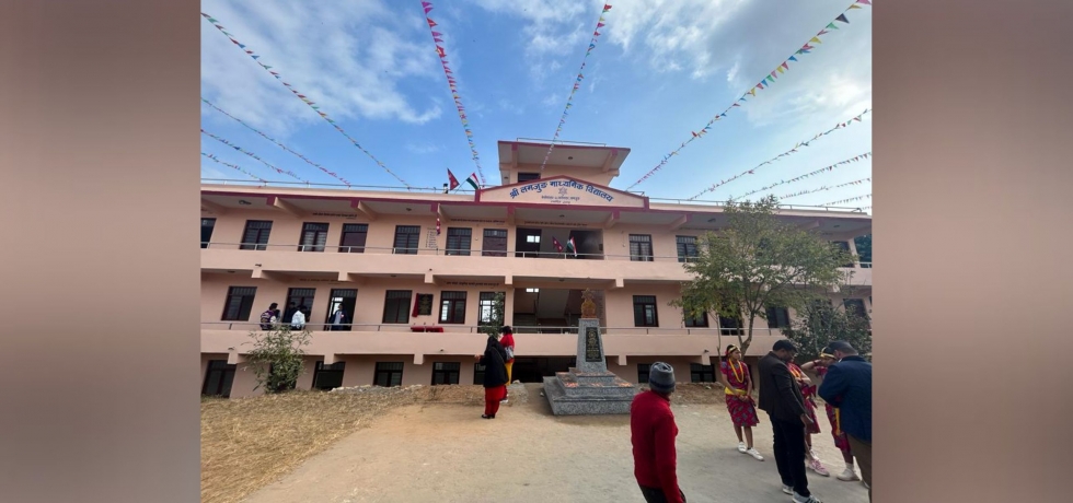Inauguration of School and Hostel Buildings of Shree Lamjung Secondary School, Besishahar Municipality, Lamjung (12 jan 2024)